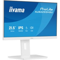 iiyama ProLite XUB2293HSU-W7 21.5" Moniteur Blanc (mat), 1x DisplayPort, 1x HDMI, 2x USB-A