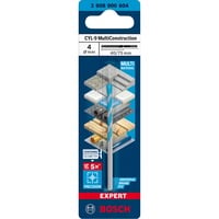 Bosch 2 608 900 604 foret Mèche à centrer 1 pièce(s), Perceuse Perceuse, Mèche à centrer, 4 mm, 75 mm, Béton, Plastique, Carrelage doux, Bois tendre, Acier, 4 cm