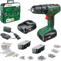 Bosch Perceuse-visseuse à percussion sans fil EasyImpact 18V-40 + SystemBox, Perceuse/visseuse Vert/Noir