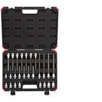 GEDORE embouts de tournevis rouges 1/2" XZN, Clés mixtes à cliquet Noir/Rouge