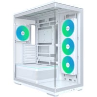 Montech TG3 White boîtier midi tower Blanc | 2x USB-A | 1x USB-C | RGB | Window