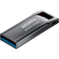 ADATA UR340 lecteur USB flash 256 Go USB Type-A 3.2 Gen 1 (3.1 Gen 1) Noir, Clé USB Nickel, 256 Go, USB Type-A, 3.2 Gen 1 (3.1 Gen 1), 100 Mo/s, Sans capuchon, Noir