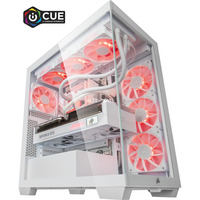 ALTERNATE ALT-ICUECS-AMD-002, PC gaming Blanc/transparent