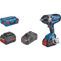 Bosch GDS 18V-1000 C Professional 1750 tr/min Noir, Bleu, Visseuse à choc Bleu/Noir, Visseuse à percussion, Poignée de pistolet, 1/2", Noir, Bleu, 1750 tr/min, 1300 tr/min