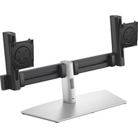 Dell Pro Dual-Monitorstandfuß MDS26, Support de moniteur Noir/Argent