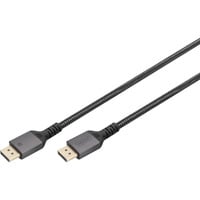 Digitus Câble de connexion DisplayPort 1.4 Premium, UHD 8K Noir/gris