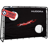 HUDORA But de football entraîneur avec mur de tir Noir