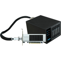 HighPoint RocketStor 6541AW 4-Bay PCIe 4.0 x16 NVMe, Boîtier RAID Noir