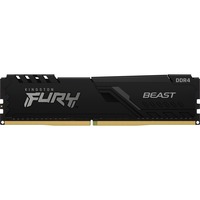 Kingston FURY FURY 4 Go DDR3-1600, Mémoire vive Noir, KF316C10BB/4, Beast