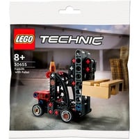 LEGO Technic - Chariot élévateur à fourche avec palette, Jouets de construction 30655
