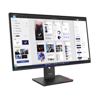 Lenovo ThinkVision T32UD-40 Moniteur 31.5" 4K Ultra HD Noir, 1x DisplayPort, 1x HDMI, 2x USB-C, 3x USB-A, 1x RJ-45, 80 cm (31.5"), 3840 x 2160 pixels, 4K Ultra HD, LCD, 6 ms, Noir