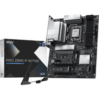 MSI PRO Z890-P WIFI6E carte mère socket 1851 Noir/Argent, 5 Gb-LAN, Wi-Fi 6E, BT, Sound, ATX