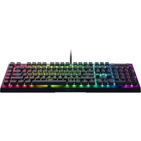 Razer Blackwidow V4 X RGB clavier gaming mécanique Noir, Layout DE (QWERTZ), Razer certified Mechanical Green Switches, 100%