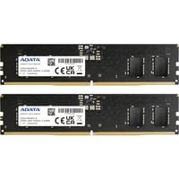 ADATA 16 Go DDR5-4800 (2x 8 Go) mémoire vive Noir, AD5U48008G-DT