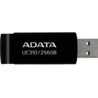 ADATA UC310 lecteur USB flash 256 Go USB Type-A 3.2 Gen 1 (3.1 Gen 1) Noir, Clé USB Noir, 256 Go, USB Type-A, 3.2 Gen 1 (3.1 Gen 1), 100 Mo/s, Pivotant, Noir