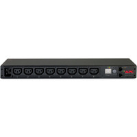 APC NetShelter Metered Rack PDU - Prises mesurées - 3300VA - 1U - 16A Noir, Avec mesure en ligne, 0U/1U, horizontale/verticale, Noir, 8 sortie(s) CA, Coupleur C13