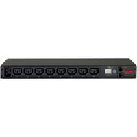APC NetShelter Metered Rack PDU - Prises mesurées - 3300VA - 1U - 16A, Multiprise Noir, Avec mesure en ligne, 0U/1U, horizontale/verticale, Noir, 8 sortie(s) CA, Coupleur C13