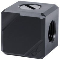 Alphacool 17557 pièce et accessoire pour systèmes de refroidissement d'ordinateurs, Connecteur Noir, Acétal, Noir, 1/4", 26,5 mm, 26,5 mm, 26,5 mm