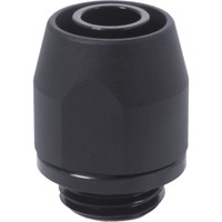 Alphacool Alpha HF c Fitt TPV Me 12,7/7,6mm str bk, Connecteur Noir