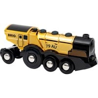 BRIO Goldene Batterielok mit Licht und Sound, Jeu véhicule Goldene Batterielok mit Licht und Sound, 0,3 an(s)