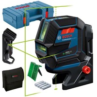 Bosch BOSCH GCL 2-50 G + DK CASE, Laser Cross Ligne Bleu/Noir, 15 m, 0,3 mm/m, 4°, 50 m, 4 s, Vert
