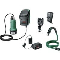 Bosch GardenPump 18V-2000 pompe à eau sans fil + accessoires, Pompe submersible et pression Vert/Noir
