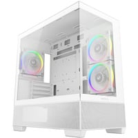 DeepCool CG380 3F WH boîtier midi tower Blanc | 2x USB-A | 1x USB-C | RGB | Verre trempé