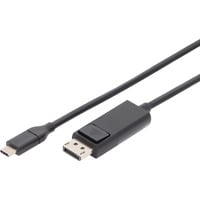 Digitus Câble adaptateur USB Gen 2 USB-C > DisplayPort 4K Noir