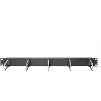Digitus Panneau de rangement pour câbles avec supports en acier pour armoires de 482,6 mm (19 po), 1U, Guide-câble Noir, 6 mm (19 po), 1U, Panneau de gestion de câbles, Noir, Acier, 1U, Ovale, Chine