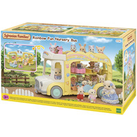 EPOCH Traumwiesen Sylvanian Families - Bus de la maternelle aventure Arc-en-ciel, Jouets de construction 