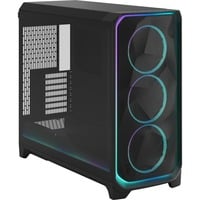 Fractal Design Meshify 3 XL Ambience Pro RGB boîtier big tower Noir | 2x USB-A | 1x USB-C | RGB | Verre Trempé