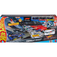 Hot Wheels – Coffret Circuit Grand Prix Formule 1 Ensemble véhicule de course et piste, 5 an(s), D, Plastique, Multicolore