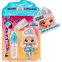 MGA Entertainment Yummiland Lipgloss Doll- Callie Birthday Cake, Poupée Mini poupée, Femelle, 4 an(s), Garçon/Fille, Multicolore