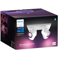 Philips Hue White & Color Ambiance Argenta 4 spots, Lumière LED Blanc