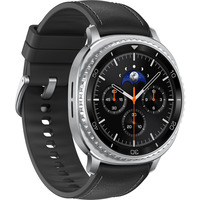 Samsung Galaxy Watch 8 Classic 3,3 cm (1.3") AMOLED 46 mm Numérique 438 x 438 pixels Écran tactile Argent Wifi GPS (satellite), Smartwatch Noir, 3,3 cm (1.3"), AMOLED, Écran tactile, 64 Go, GPS (satellite), 63,5 g