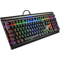 Sharkoon clavier gaming Noir, Layout DE, Huano Red