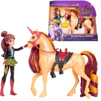 Spin Master Coffret Licorne Et Poupee Cinder Et Valentina Unicorn Academy, Figurine Coffret Licorne Et Poupee Cinder Et Valentina Unicorn Academy, Poupée mannequin, Femelle, 3 an(s), Fille, 115 mm, 180 g