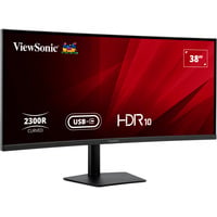 ViewSonic VA3820C écran plat de PC 96,5 cm (38") 3840 x 1600 pixels Wide Quad HD+ LED Noir 37.5" Moniteur UltraWide incurvé Noir, 1x DisplayPort, 2x HDMI, 1x USB-C, 2x USB-A, 96,5 cm (38"), 3840 x 1600 pixels, Wide Quad HD+, LED, 4,785 ms, Noir