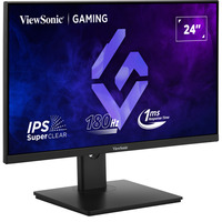 ViewSonic X Series XG24G1 écran plat de PC 61 cm (24") 1920 x 1080 pixels Full HD LED Noir 23.8" Moniteur gaming Noir, 1x DisplayPort, 2x HDMI, 180 Hz, 61 cm (24"), 1920 x 1080 pixels, Full HD, LED, Noir