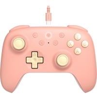 8BitDo Ultimate 2C Wired, Manette de jeu Pêche/jaune clair