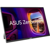 ASUS ZenScreen OLED MQ16FC 16" Moniteur Argent, 1x Mini HDMI, 2x USB-C, 40,6 cm (16"), 1920 x 1200 pixels, WUXGA, OLED, 1 ms, Argent