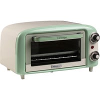 Ariete 3919/04 10 L 800 W Vert Grill, Mini four Blanc/vert clair, 10 L, Vert, Pose libre, Rotatif, 90 - 230 °C, Mécanique