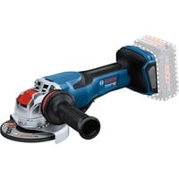 Bosch BOSCH GWX 18V-15 P solo KARToN, Meuleuse d'angle Bleu/Noir, 9800 tr/min, Batterie, 5,5 Ah, 2,3 kg