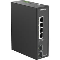 D-Link DIS-100G-06 commutateur réseau Non-géré L2 Gigabit Ethernet (10/100/1000) DIN rail Noir, Switch Non-géré, L2, Gigabit Ethernet (10/100/1000), DIN rail