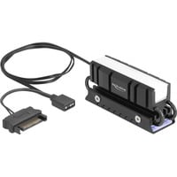 DeLOCK Dissipateur thermique M.2 pour SSD 2280 Noir