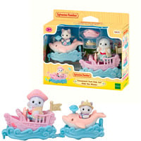 EPOCH Traumwiesen Sylvanian Families - Set de jeu parc d'attractions Balade sur les vagues, Jouets de construction 
