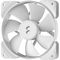 Fractal Design Aspect 12 White ventilateur de boîtier Blanc, 120 x 120 x 25 mm, Connexion du ventilateur à 3 broches