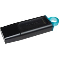 Kingston DataTraveler Exodia 64 Go, Clé USB Noir/Turquoise, DTX/64GB