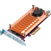 QNAP QM2-2S-220A carte et adaptateur d'interfaces Interne M.2 PCIe, M.2, PCIe 2.0, Or, M.2 22110/2280