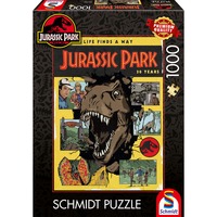 Schmidt Spiele Jurassic Park : 30 ans Jurassic Park - La vie trouve un chemin, Puzzle 